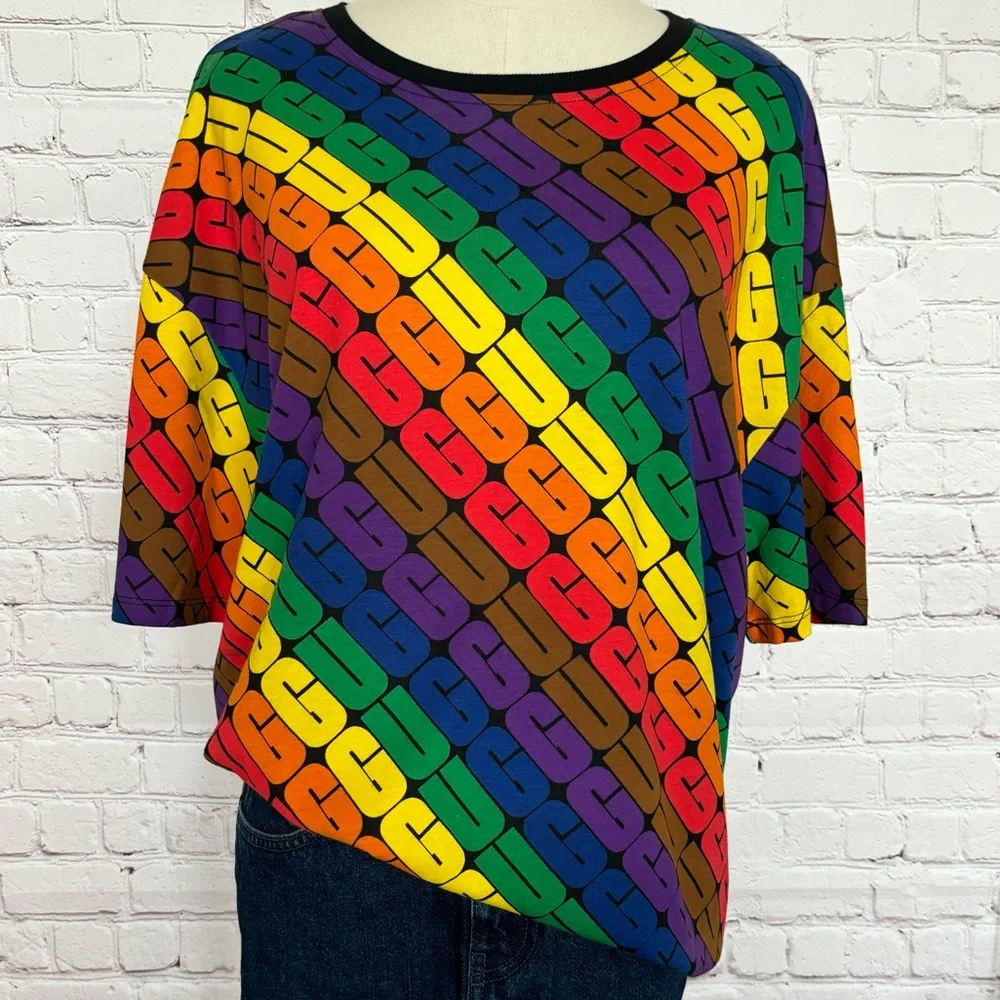 UGG Toni Oversized Pride Short Sleeve All Gender Tee--Universal M
